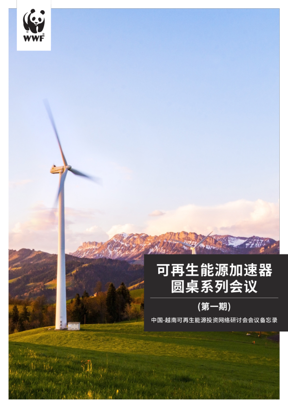 能源行业：可再生能源加速器圆桌系列会议（第一期）