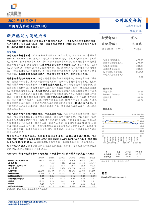 新产能助力高速成长
