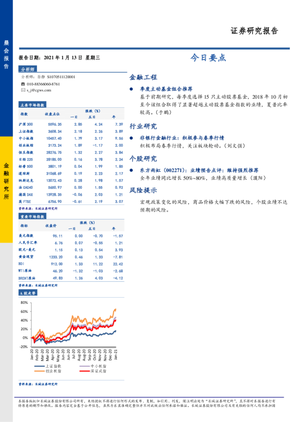 长城证券今日要点