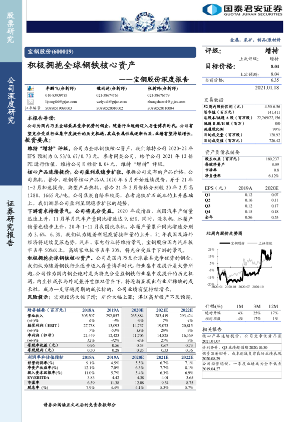 深度报告：积极拥抱全球钢铁核心资产