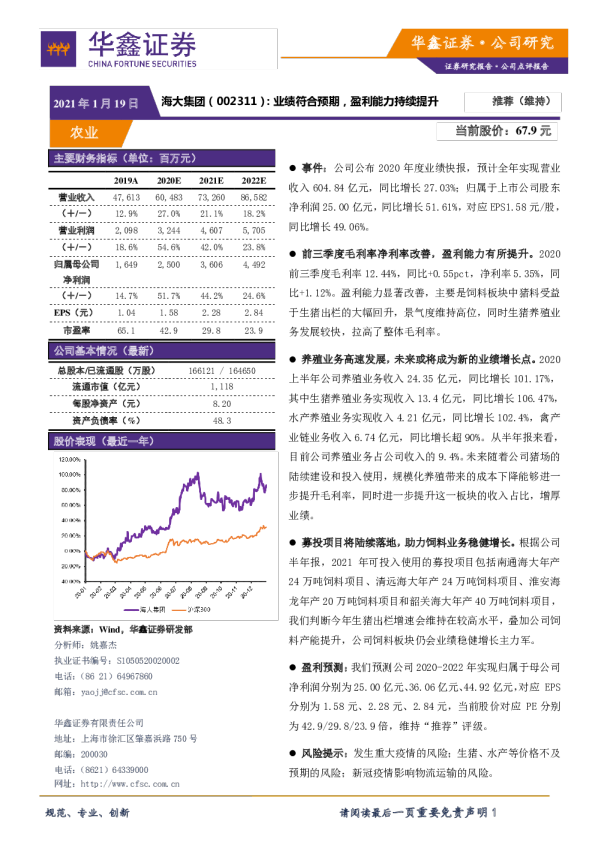 业绩符合预期，盈利能力持续提升