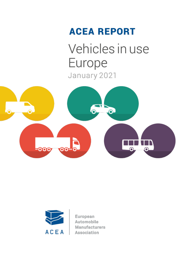 Report - Vehicles in use, Europe 2021