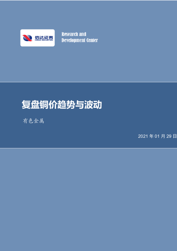 复盘铜价趋势与波动