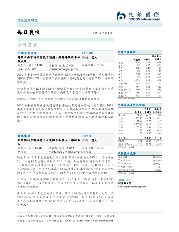 交银国际每日晨报