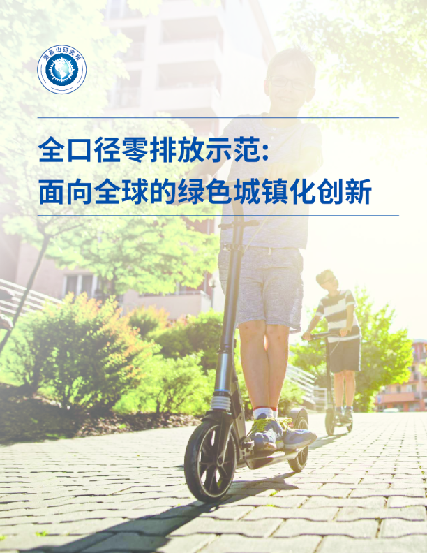 全口径零排放示范：面向全球的绿色城镇化创新