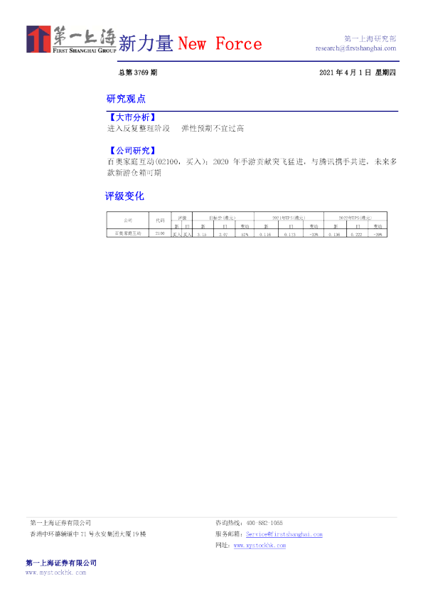 新力量 New Force 总第3769期