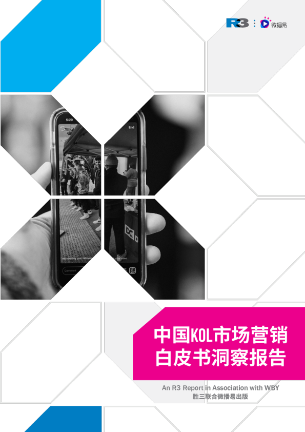 胜三 - 中国KOL市场营销白皮书洞察报告