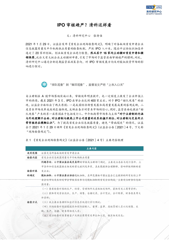 IPO审核趋严？清科这样看