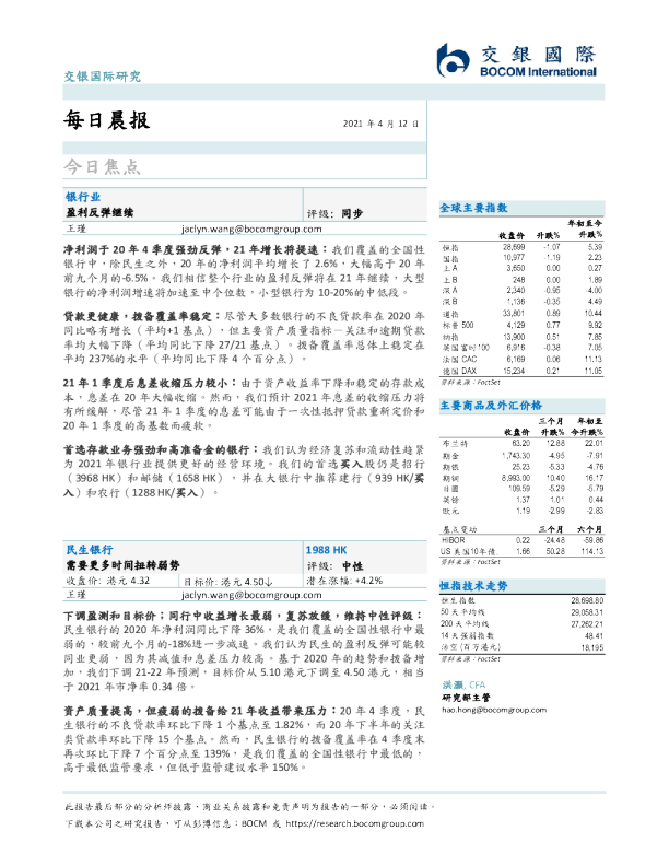 每日晨报