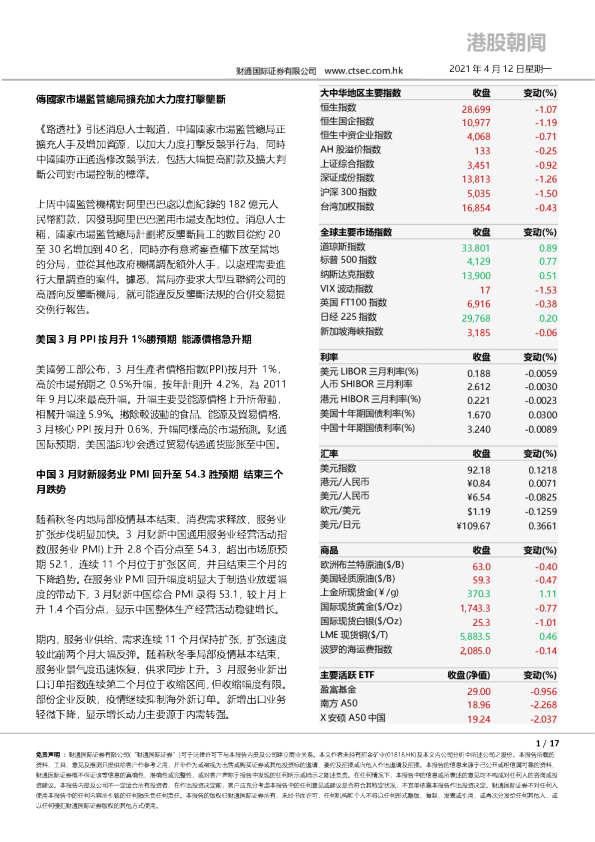 港股朝闻