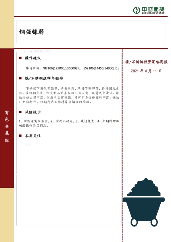 钢强镍弱