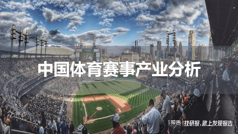 中国体育赛事产业