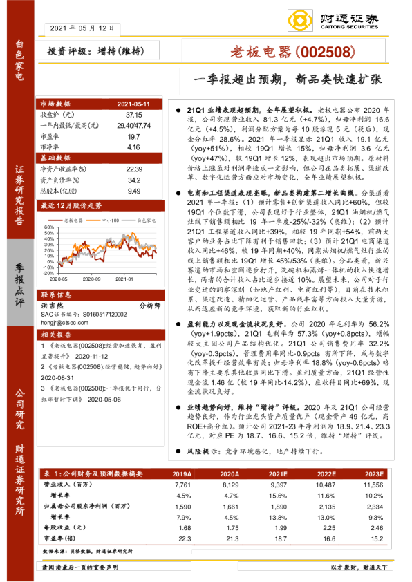 一季报超出预期，新品类快速扩张