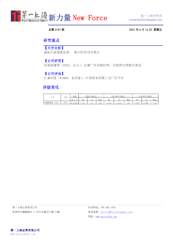 新力量New Force总第3797期