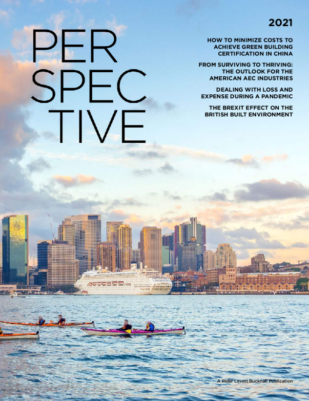 《透视2021》，Rider Levett Bucknall的全球杂志