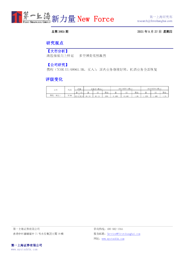 新力量New Force总第3805期
