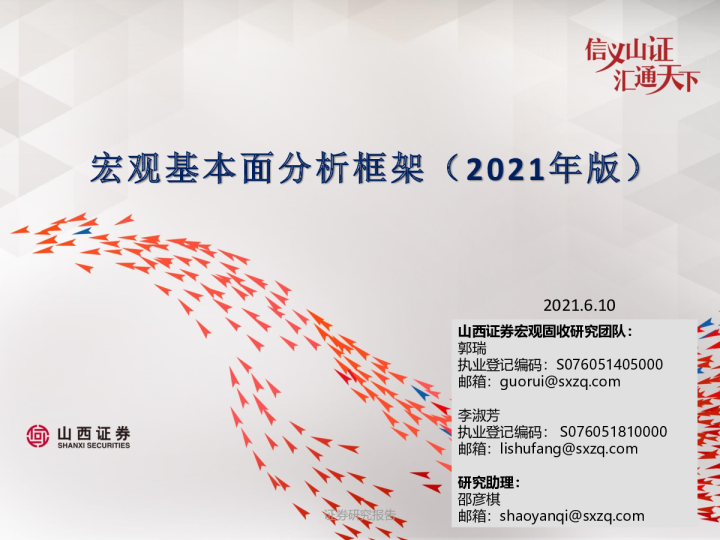 宏观基本面分析框架（2021年版）