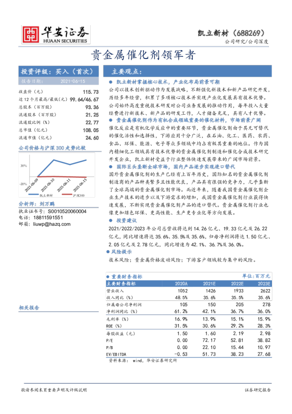 贵金属催化剂领军者