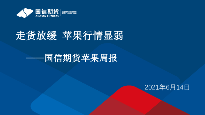 走货放缓，苹果行情显弱