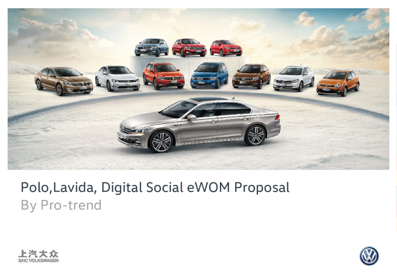 2017上汽大众Polo比稿方案