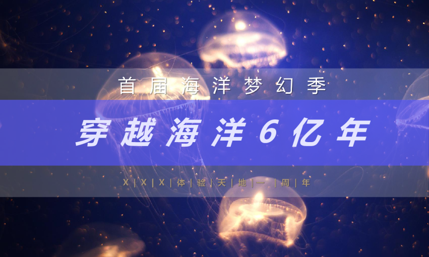 2019穿越海洋六亿年-XX一周年主题活动策划方案