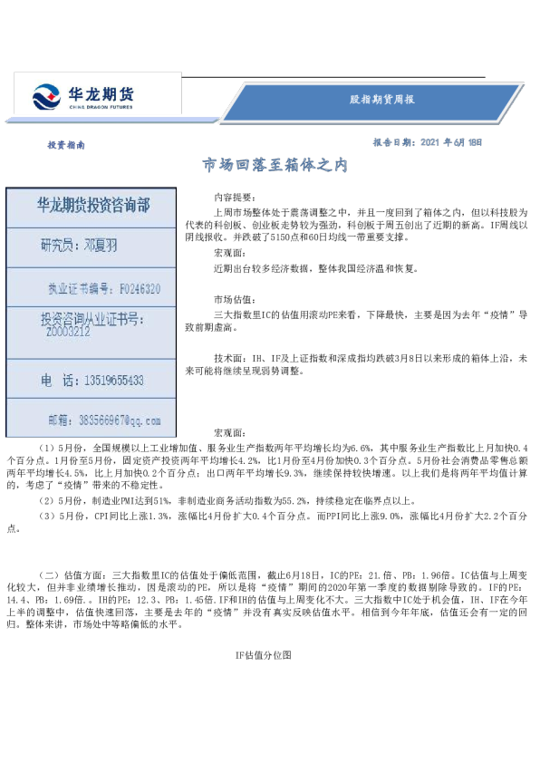 市场回落至箱体之内