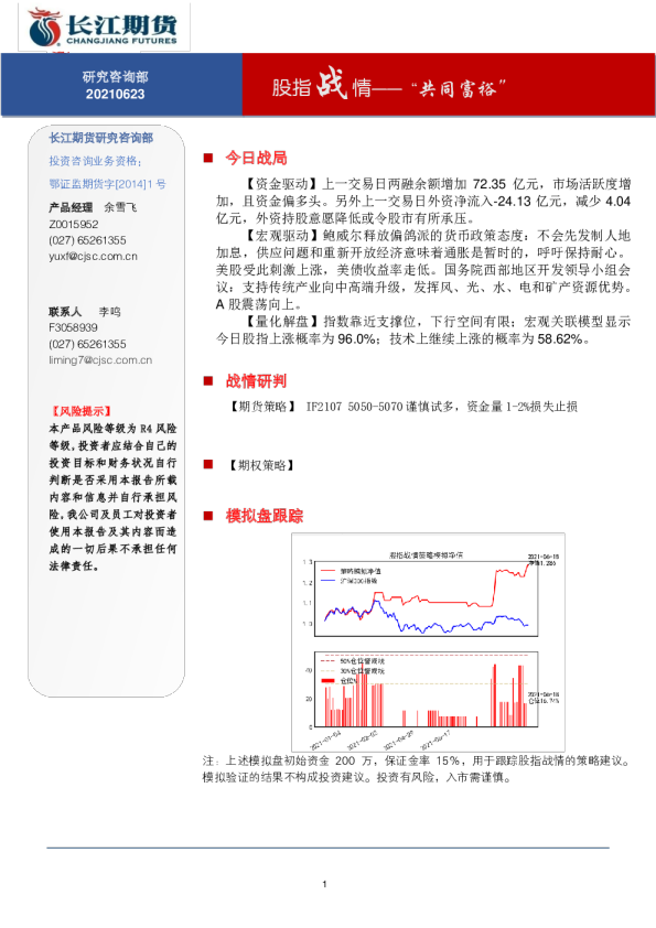 股指战情——“共同富裕”