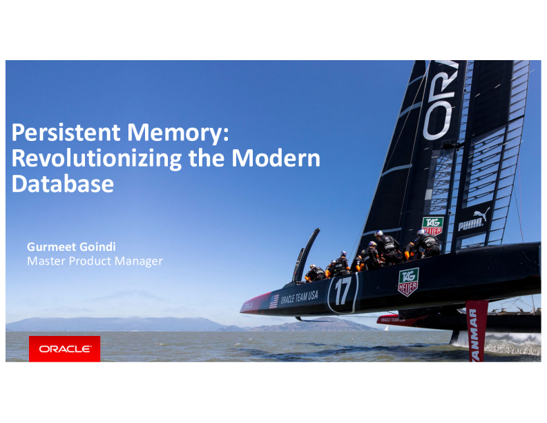 Persistent Memory: Revolutionizing the Modern Database