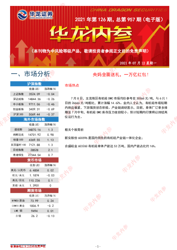 华龙内参2021年第126期，总第957期（电子版）