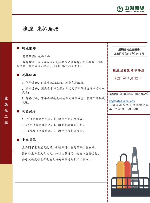 橡胶：先抑后扬