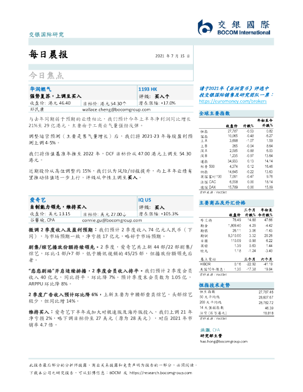 每日晨报