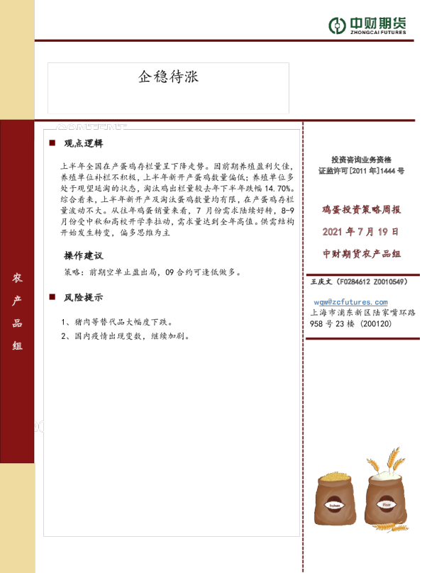 企稳待涨