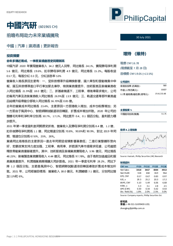 前瞻布局助力未来业绩腾飞