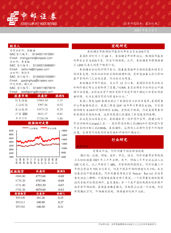 晨会纪要