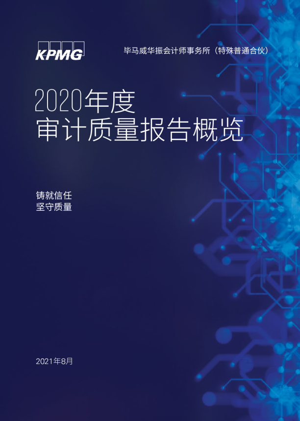 2020年度审计质量报告概览