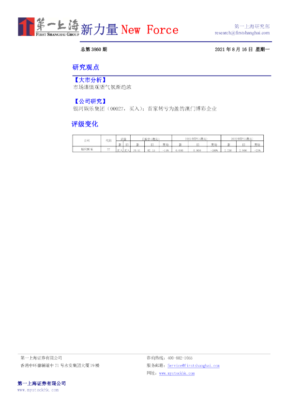 新力量New Force总第3860期