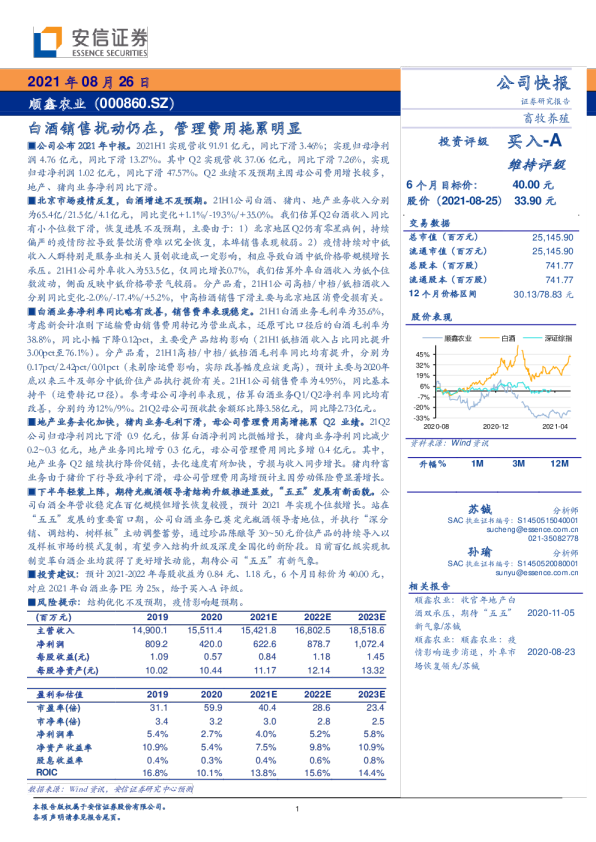白酒销售扰动仍在，管理费用拖累明显