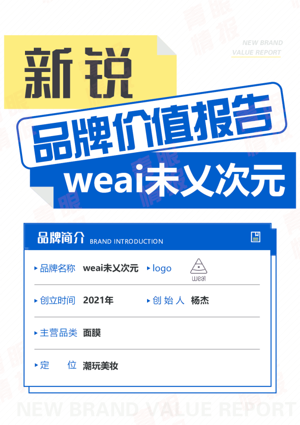 weai未乂次元新锐品牌报告