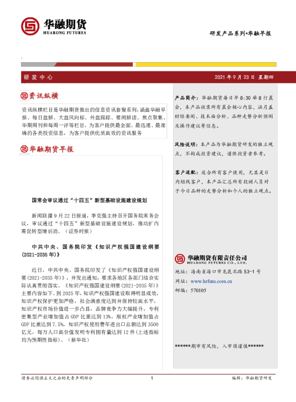 华融早报