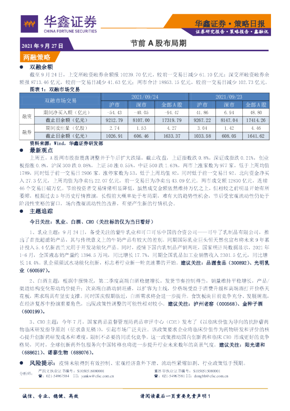 策略日报：节前A股布局期