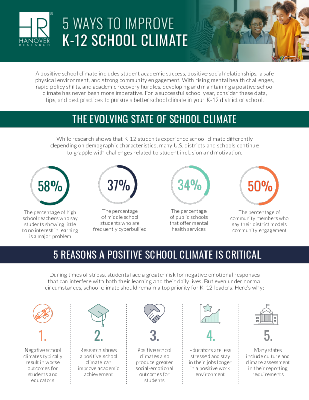 积极的学校氛围的原因和方式