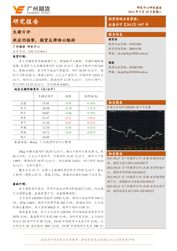 生猪日评：供应仍强势，期货反弹难以维持