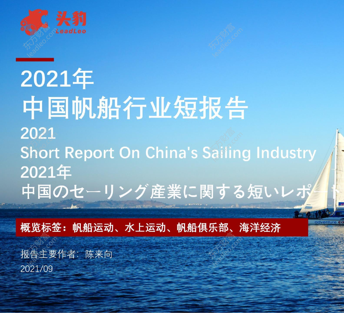 2021年中国帆船行业短报告