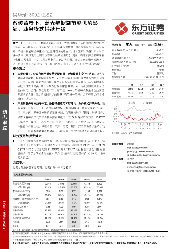 双碳背景下，蓝光数据湖节能优势彰显，业务模式持续升级