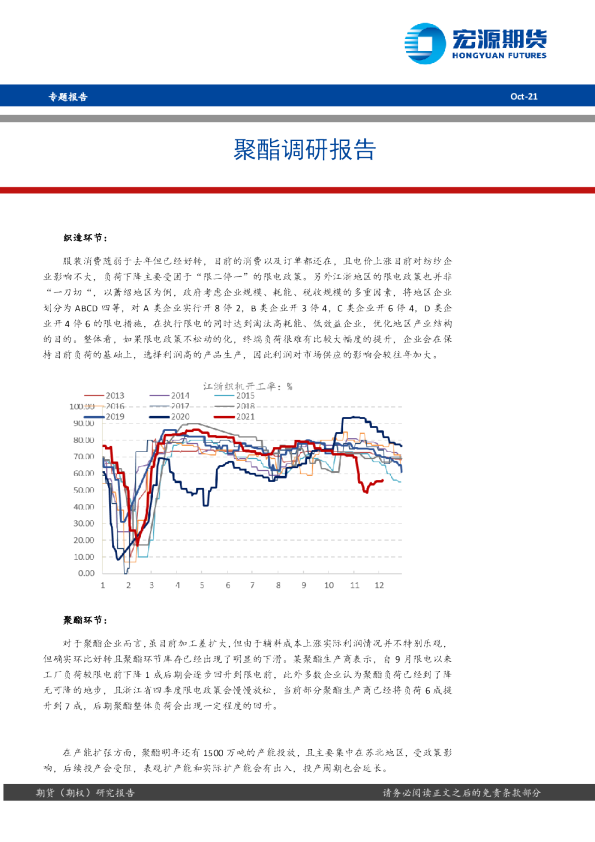专题报告：聚酯调研报告