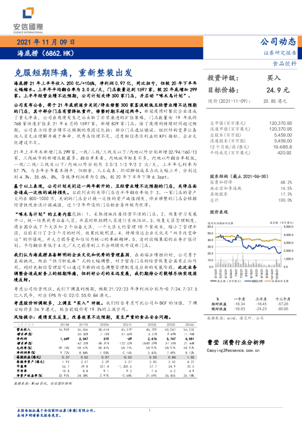 克服短期阵痛，重新整装出发