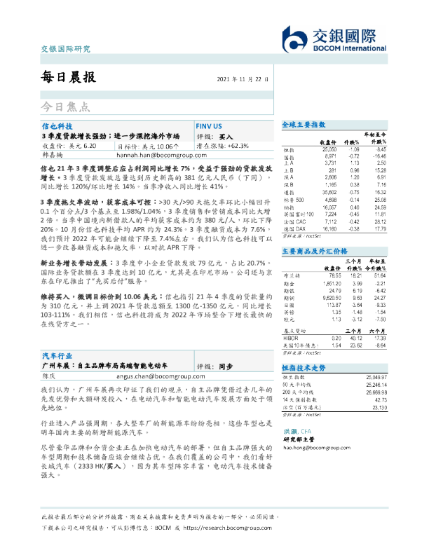 交银国际每日晨报