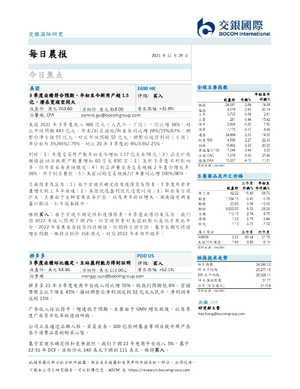 交银国际每日晨报