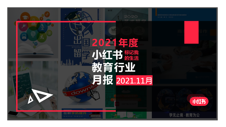 小红书2021年教育行业月报（11月.）