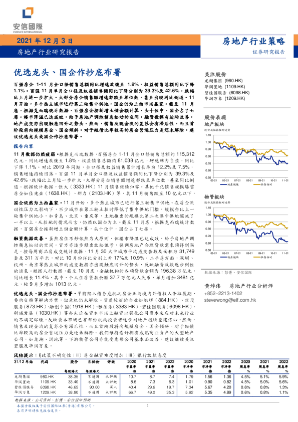 优选龙头、国企作抄底布署